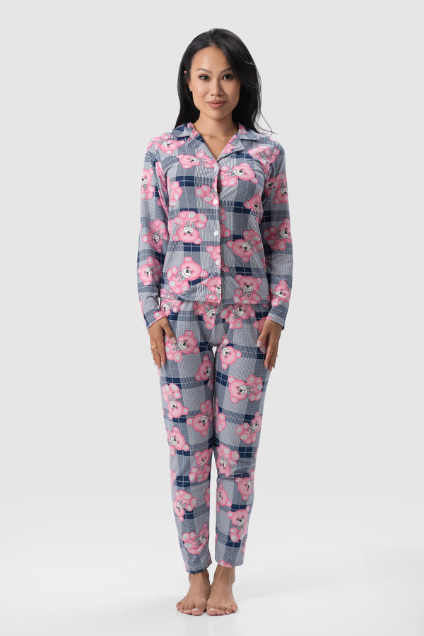 Women Turkish PJ Pajama Pink