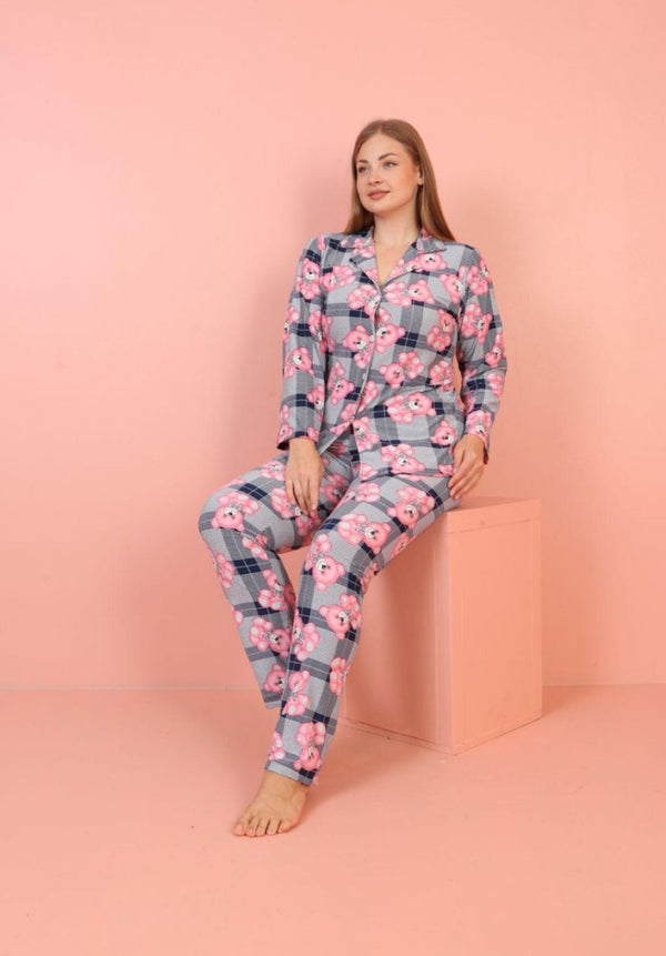 Women Turkish PJ Pajama Pink